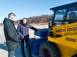 Мини-погрузчик ЧЕТРА МКСМ в самом западном регионе нашей страны